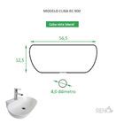 Cuba Pia De Apoio Cerâmica Reno Rc 900