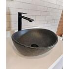 Cuba Pia De Apoio Em Cerâmica Preta Reno Rc 8003