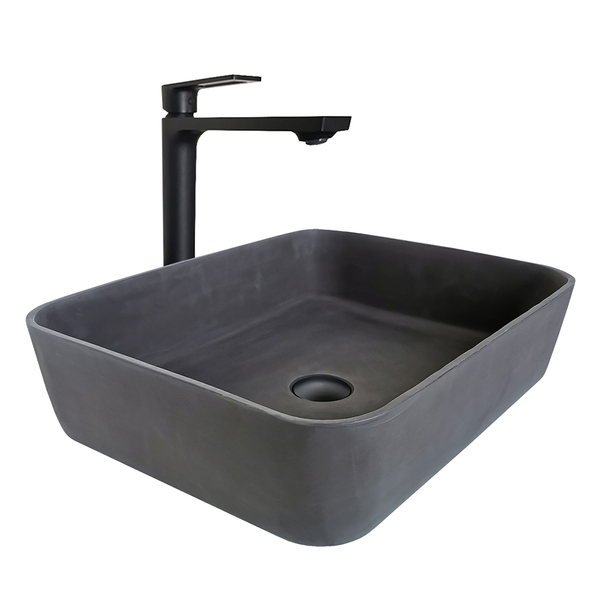 Cuba Pia De Apoio Em Cimento Para Banheiro  - Reno Rc 50.