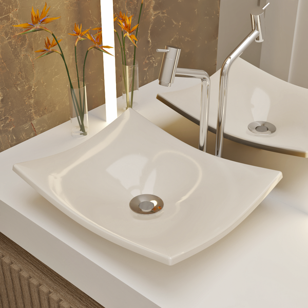 Cuba Pia De Apoio Folha 43x36 Com Torneira Bica Alta E Válvul