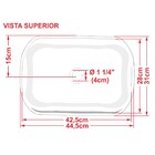 Cuba Pia De Apoio Para Banheiro Abaulada Luxo 42 C08 Azul Esc