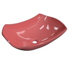 Cuba Pia De Apoio Para Banheiro Abaulada Luxo 42 C08 Rosa - M