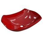 Cuba Pia De Apoio Para Banheiro Abaulada Luxo 42 C08 Vermelho