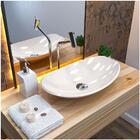 Cuba Pia De Apoio Para Banheiro Canoa Luxo 45 C08 Bege