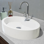 Cuba Pia de Apoio para Banheiro Oval 44cm Jade Beltempo