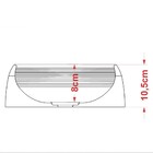 Cuba Pia De Apoio Para Banheiro Oval Capri Ov39w C08 Bege - M