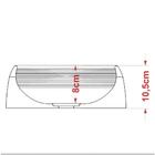 Cuba Pia De Apoio Para Banheiro Oval Capri Ov39w C08 Branco