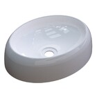 Cuba Pia De Apoio Para Banheiro Oval Capri Ov39w C08 Branco -