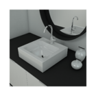 Cuba Pia De Apoio Para Banheiro Quadrada Bia Branco