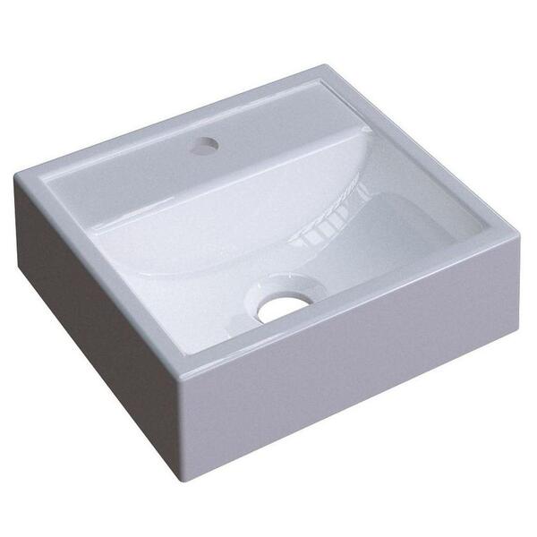 Cuba Pia De Apoio Para Banheiro Quadrada Kuad 32 C08 Branco