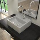 Cuba Pia De Apoio Para Banheiro Quadrada Kuad 32 C08 Cinza