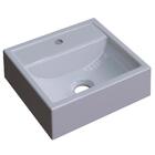 Cuba Pia De Apoio Para Banheiro Quadrada Kuad 32 C08 Cinza