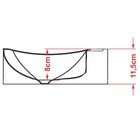 Cuba Pia De Apoio Para Banheiro Quadrada Lunna Q44 Azul Escur