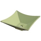 Cuba Pia De Apoio Para Banheiro Quadrada Luxo 30 C08 Verde Ac