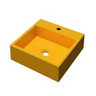 Cuba Pia De Apoio Para Banheiro Quadrada Q355w Amarelo C08 -