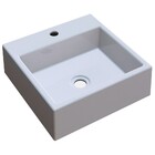 Cuba Pia De Apoio Para Banheiro Quadrada Q355w Cinza C08 - Mp