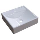 Cuba Pia De Apoio Para Banheiro Quadrada Ravena Q39 Branco C08