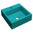 Cuba Pia De Apoio Para Banheiro Quadrada Veneza Q395 Azul Tur