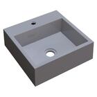 Cuba Pia De Apoio Para Banheiro Quadrada Veneza Q395 Cinza C08