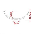 Cuba Pia De Apoio Para Banheiro Redonda Bowl 30 C08 Cinza