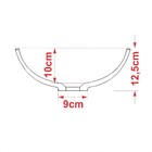 Cuba Pia De Apoio Para Banheiro Redonda Bowl 30 C08 Verde Acq