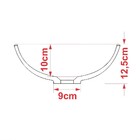 Cuba Pia De Apoio Para Banheiro Redonda Bowl 30 C08 Vermelho