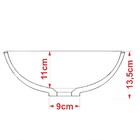 Cuba Pia De Apoio Para Banheiro Redonda Bowl 35 C08 Branco -