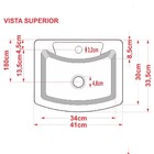 Cuba Pia De Apoio Para Banheiro Retangular Aria Rt41 C08 Rosa