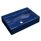 Cuba Pia De Apoio Para Banheiro Retangular Florenza Rt55 Azul