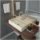 Cuba Pia De Apoio Para Banheiro Retangular Florenza Rt55 Bege