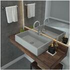 Cuba Pia De Apoio Para Banheiro Retangular Florenza Rt55 Cinz