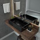 Cuba Pia De Apoio Para Banheiro Retangular Florenza Rt55 Preto