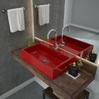 Cuba Pia De Apoio Para Banheiro Retangular Florenza Rt55 Verm