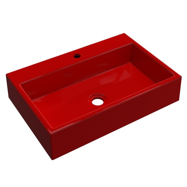 Cuba Pia De Apoio Para Banheiro Retangular Florenza Rt55 Verm