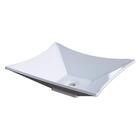 Cuba Pia De Apoio Para Banheiro Retangular Luxo 38 C08 Branco