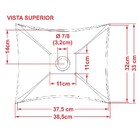 Cuba Pia De Apoio Para Banheiro Retangular Luxo 38 C08 Verde