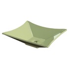 Cuba Pia De Apoio Para Banheiro Retangular Luxo 38 C08 Verde