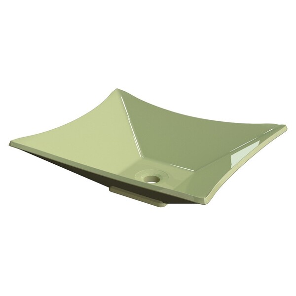 Cuba Pia De Apoio Para Banheiro Retangular Luxo 38 C08 Verde