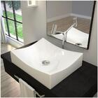 Cuba Pia De Apoio Para Banheiro Retangular Milla C08 Branco