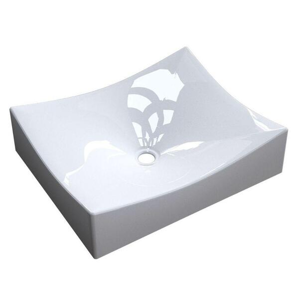 Cuba Pia De Apoio Para Banheiro Retangular Milla C08 Branco