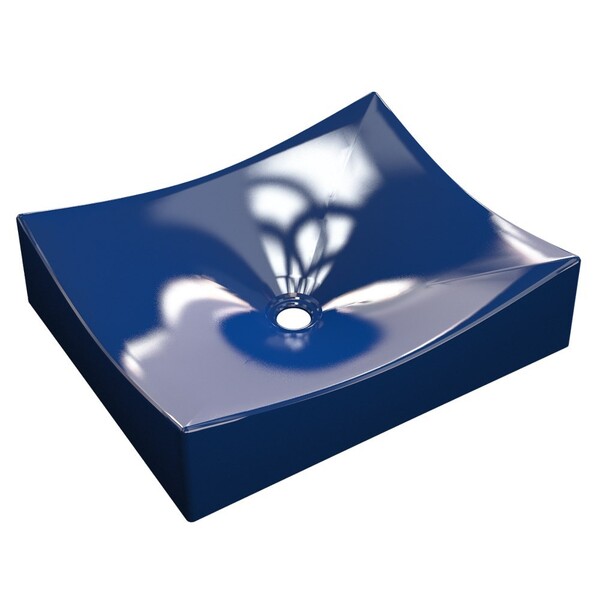 Cuba Pia De Apoio Para Banheiro Retangular Milla Ml44w C08 Az