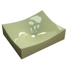 Cuba Pia De Apoio Para Banheiro Retangular Milla Ml44w C08 Ve