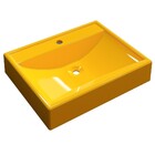 Cuba Pia De Apoio Para Banheiro Retangular Rt49 C08 Amarelo -