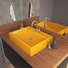 Cuba Pia De Apoio Para Banheiro Retangular Rt49 C08 Amarelo -