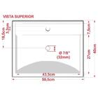 Cuba Pia De Apoio Para Banheiro Retangular Rt49 C08 Bege