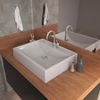 Cuba Pia De Apoio Para Banheiro Retangular Rt49 C08 Cinza - M