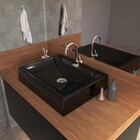 Cuba Pia De Apoio Para Banheiro Retangular Rt49 C08 Preto - M