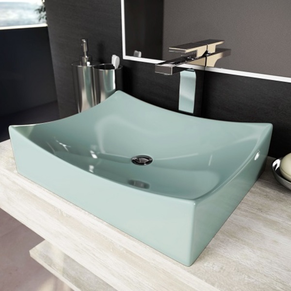 Cuba Pia De Apoio Para Banheiro Toleato Folha Pádua 45 Cm Mar