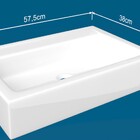 Cuba Pia De Apoio Para Banheiro Toleato Retangular Athenas 57