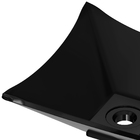 Cuba Pia De Apoio Preta Quadrada 29x29 Ambar Para Banheiro La